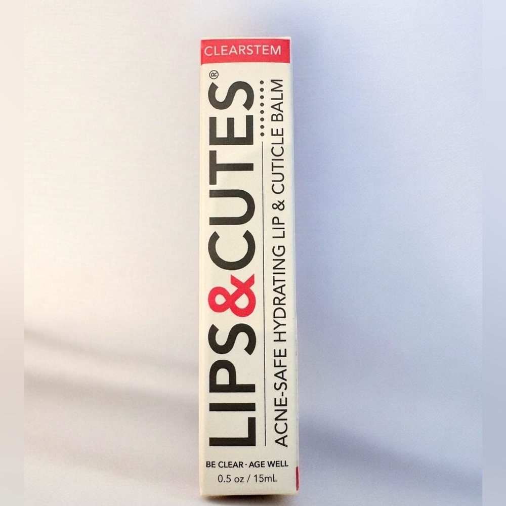 NWT Clearstem Lips & Cutes Acne-Safe Hydrating Lip & Cuticle Balm 15mL